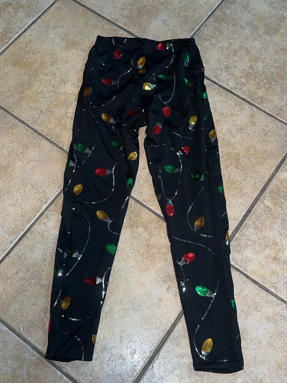 Ugly Christmas Sweater Xmas Size Medium Tipsy Elves Pants